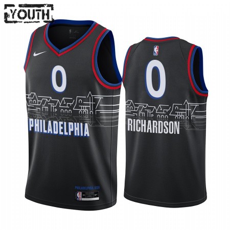Maglia NBA Philadelphia 76ers Josh Richardson 0 2020-21 City Edition Swingman - Bambino